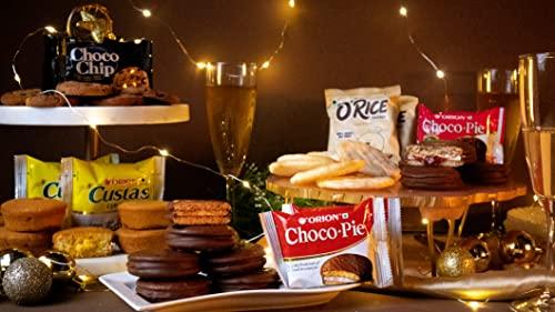 ORION ORION Strawberry Choco Pie - 2 x 12 Piece Pack (24 pies)| Centre-filled Chocolate biscuit