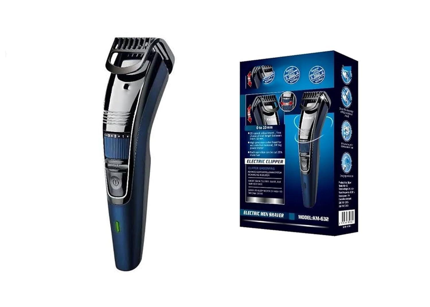 AANTAR THE DIFFERENCE AANTAR THE DIFFERENCE KM-632 Micro-Shaver & Trimmer for Men, Electric Shaver with USB Charging Cable, Runtime 45 Mintues