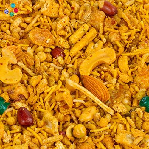 Oorla Oorla "Udupi Mixture - Savory Snack Mix from Udupi, Authentic South Indian Blend of Crunchy Ingredients" 400 gm