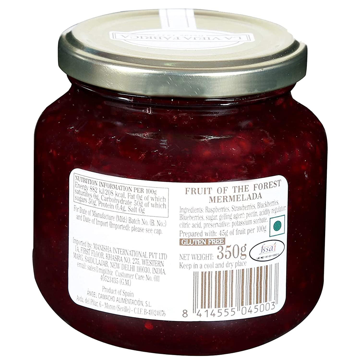 La Vieja Fabrica La Vieja Fabrica Fruit Of The Forest Mermelada Jam, 12.35 oz  350 g, 3 Pack