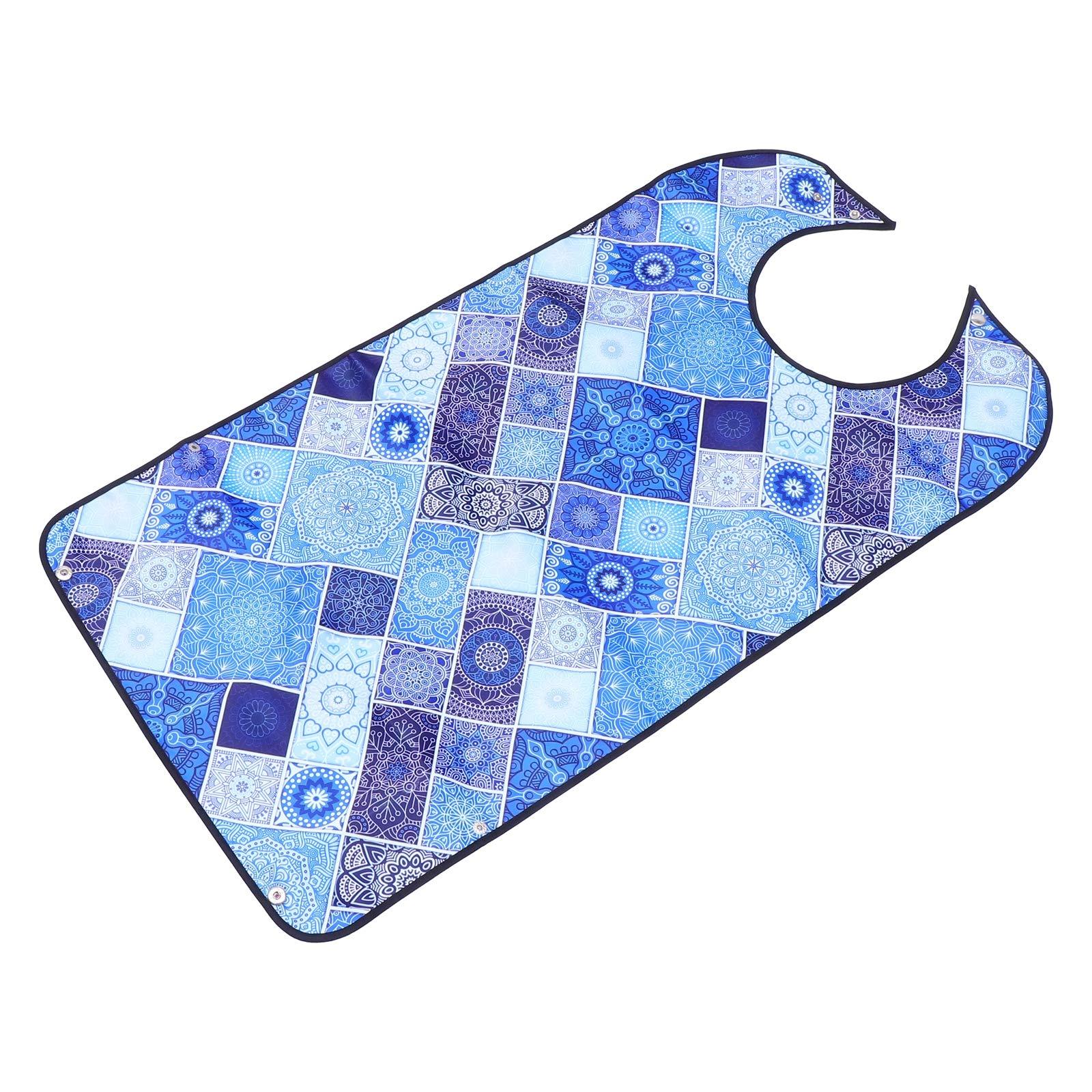 HEALLILY Adult Mealtime Bib Protector Waterproof Elderly Eating Apron Clothing Protector