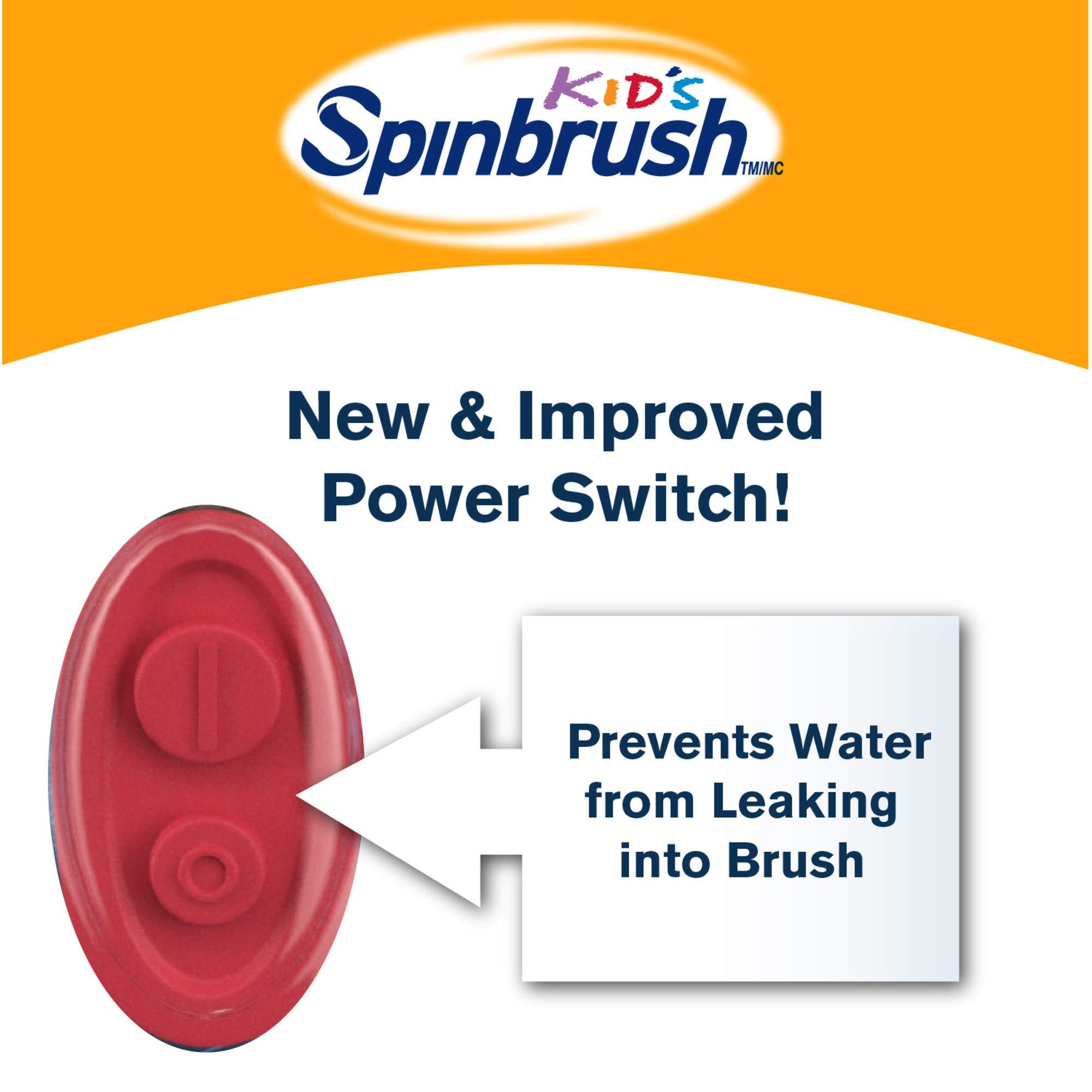 Spinbrush Jurassic World Kids Spinbrush Electric Battery Toothbrush, Soft, 1 ct