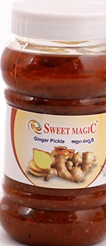 SWEET MAGIC SWEETMAGIC Mango Pickle(250g),AMLA Pickle(250g),Ginger Pickle(250g) & GONGURA Pickle(250g) || Homemade Organic Achar || Pure Healthy Freshly Made || Pack of 4
