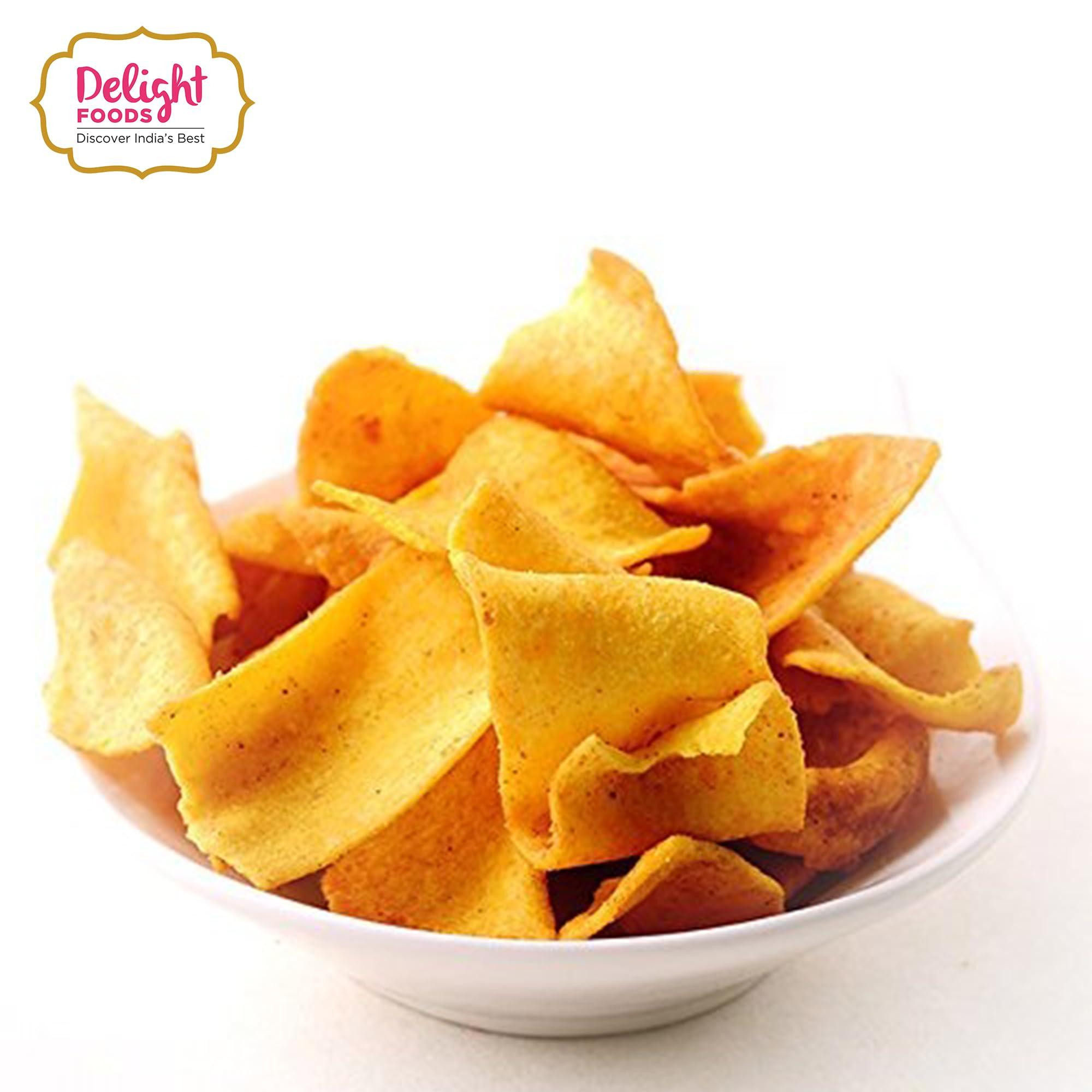 Delight Foods Delight Foods Low Fat Makai Papdi - Healthy Snacks (300g)