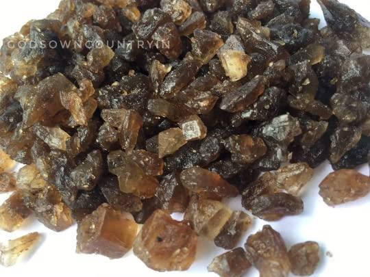 Generic GODSOWNCOUNTRYIN Natural Organic Lump Sugar Palm - Kalkandam, Palmera Tree Extract, Mishri, Rock Sugar, Lump Sugar, Sugar Candy, Lump Candy, Culinary Purpose (200 grams)