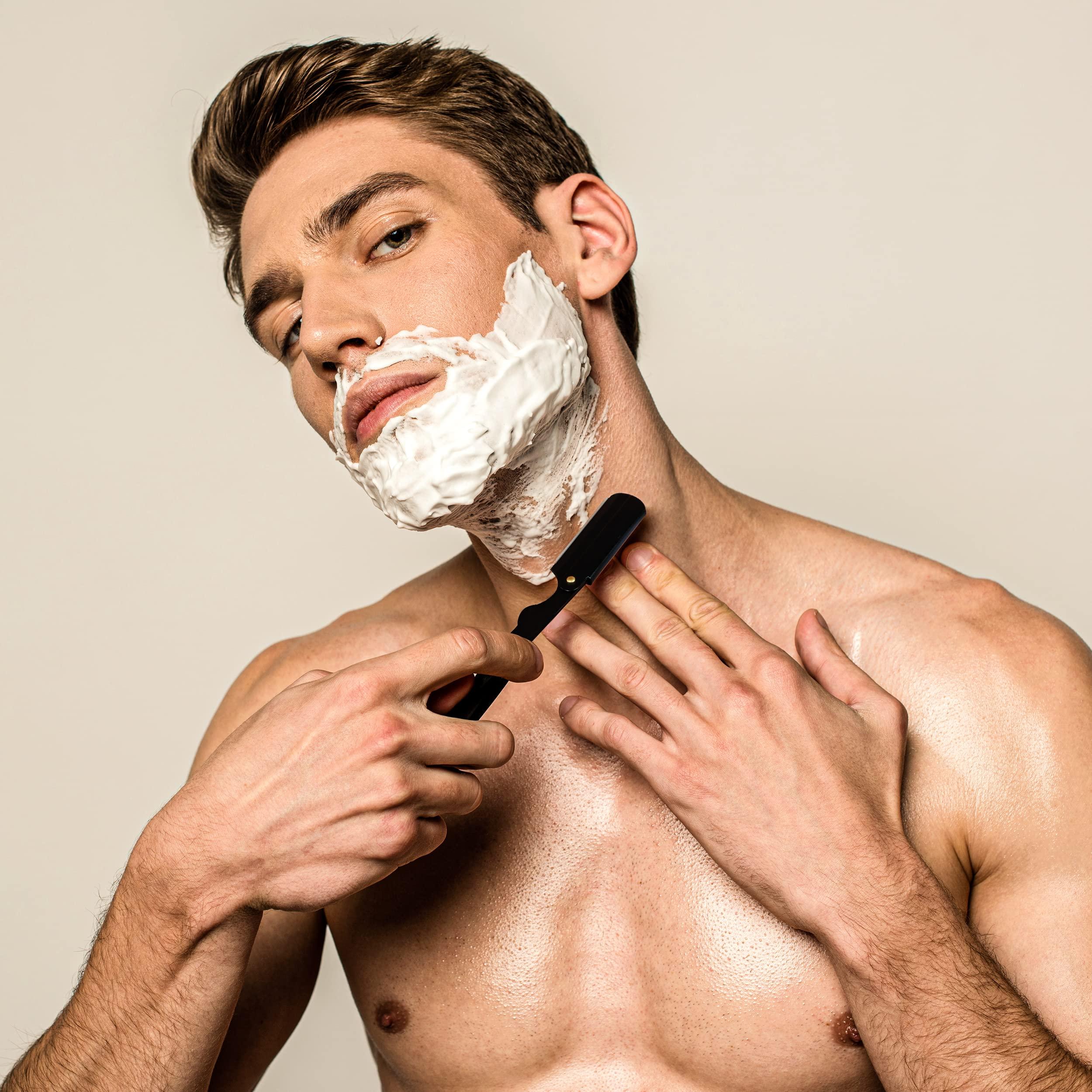 Utopia Care Professional Barber Straight Edge Razor Safety with 100 Derby Blades - 100 Percent Stainless Steel - by Utopia Care