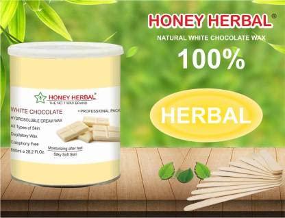 Clinch Hair Removal Hot Wax | Hair Removal Wax For Arms, Chest, Legs, Back and Full Body | For Men & Women | All Skin Types  800gm (White Chocolate)