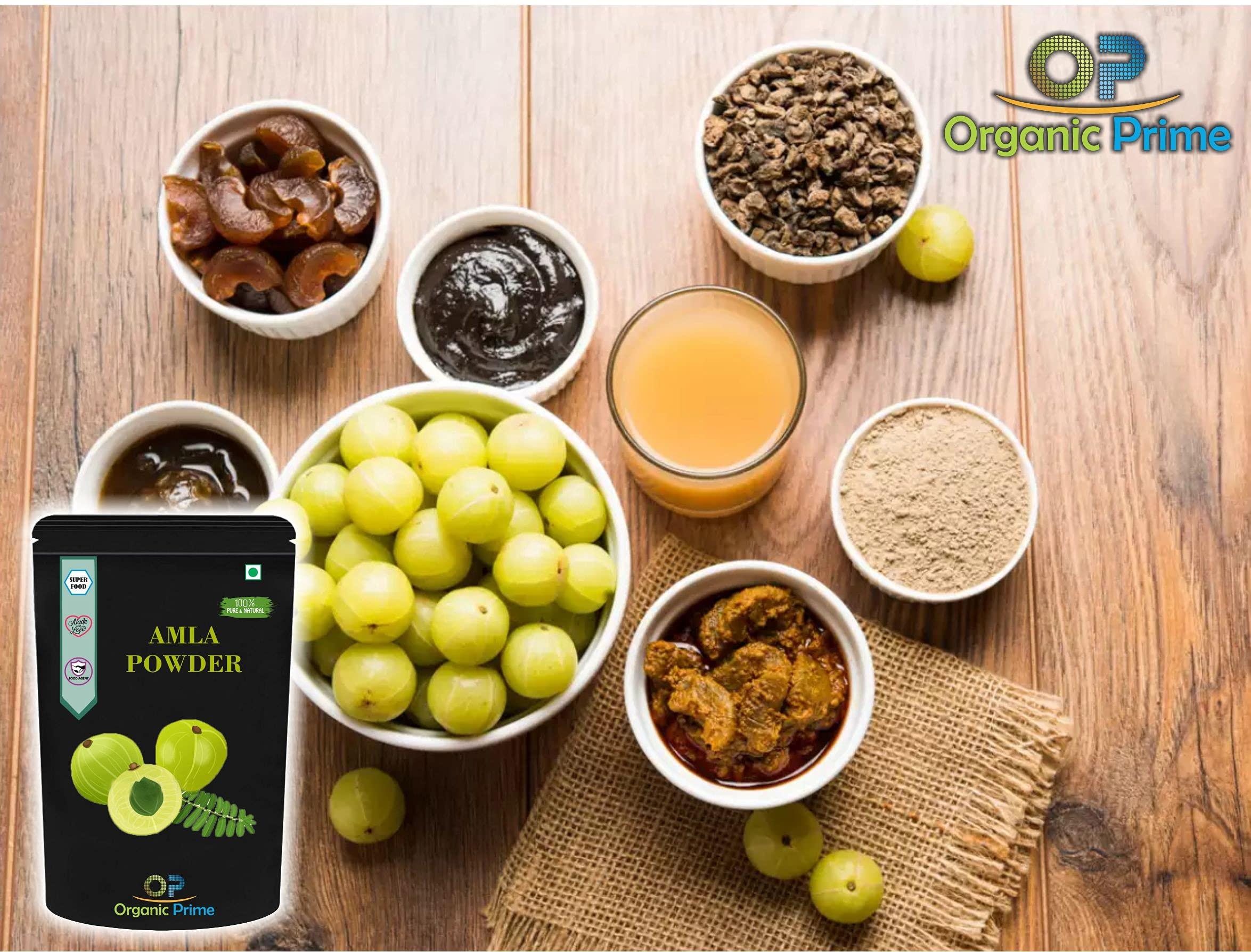 Organic Prime Organic Prime Amla Powder (Phyllanthus Emblica/Indian Gooseberry) (Primium) - 200 GM by Organic Prime