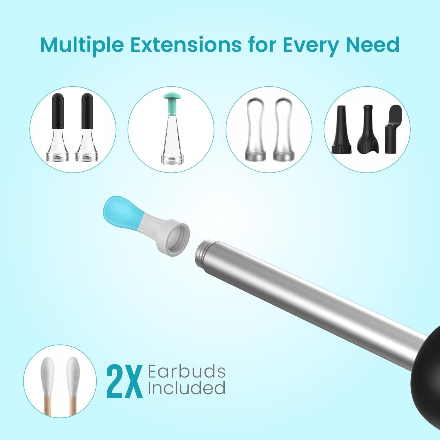 Portronics Portronics Cleansify Ear Endoscope Otoscope/Wax Cleaner with 1080p FHD Camera with Ultra fine 4.5mm Lens for Kids & Adults(Black)