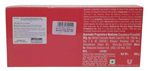 LEVER ayush Lever Ayush Whitening Toothpaste - Rock Salt, 300g Combo Pack