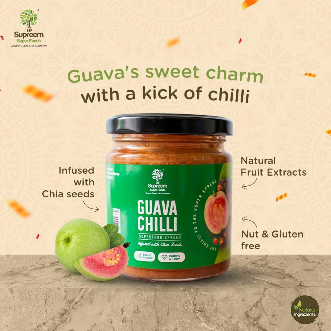 SSF Supreem Super Foods Supreem Super Foods Normalife Ragi Millet Chips 100 gms + Soya Chips 100 gms + Wellness Treats Candy Pack 48 pcs + Ginger Lemon Squash 700 ml + Guava Chilli Spread 200 gms | Festive Gifting Combo