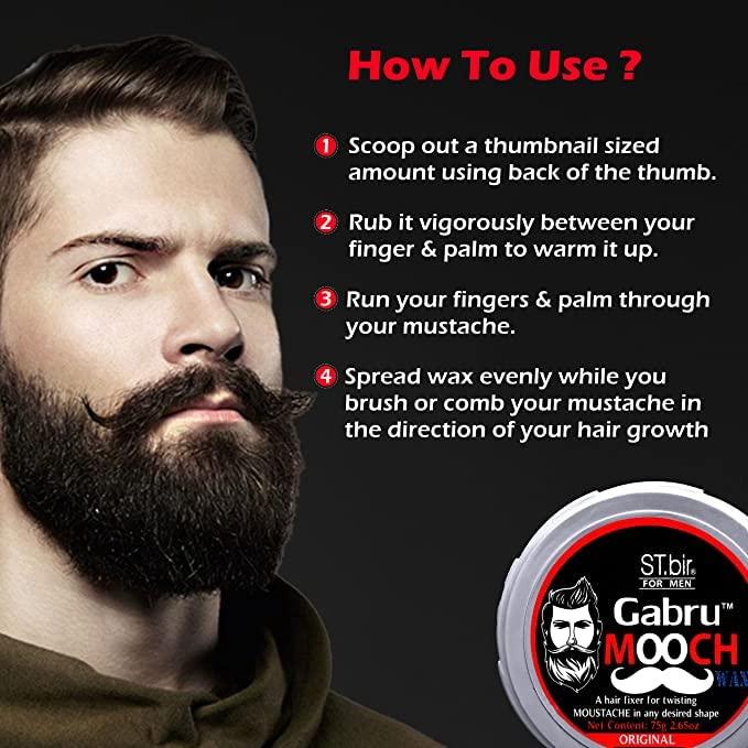 GABRU Gabru ST.bir Men's Mooch Wax (Pack of 25 g)