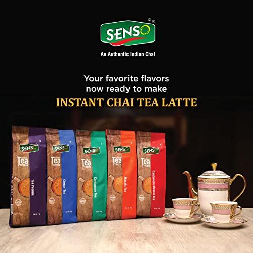 SENSO Senso Masala Chai Instant Tea Premix 1kg - Premium Chai with 100% Natural Spices | Strong Chai | Premium Powder | Desi Chai | Readymade Tea | Premix Tea Masala (Pack of 1)