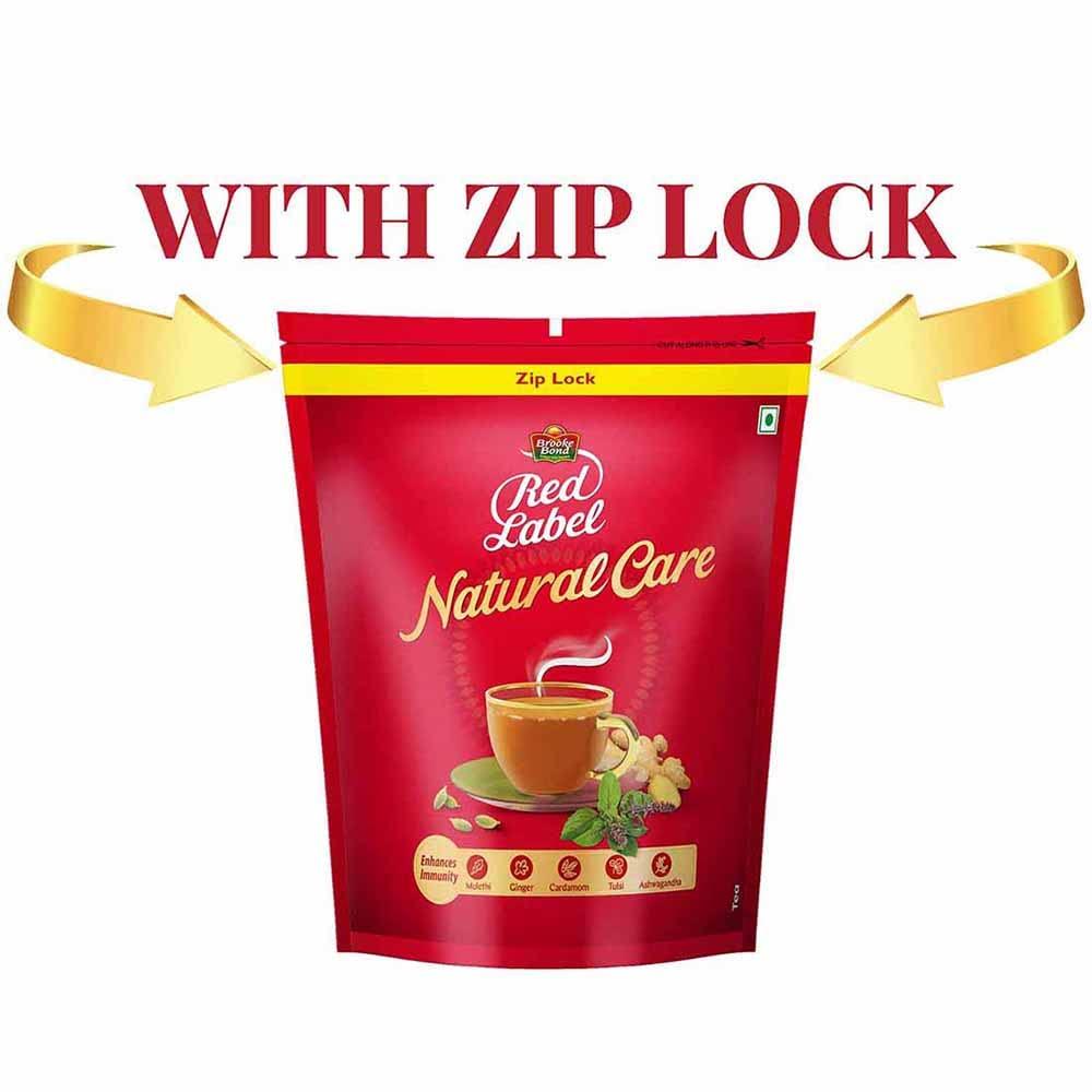 Red Label Red Label Natural Care Tea, Chai Made With 5 Ayurvedic Herbs, 1 Kg - Ginger, Powder