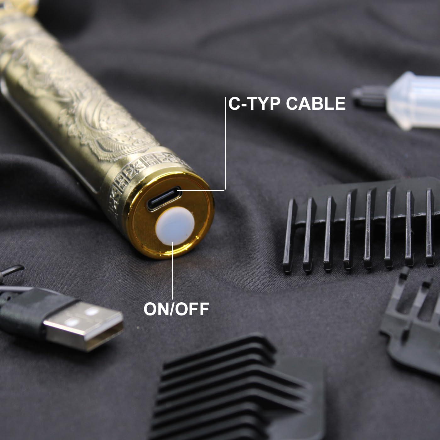 GLAN GLAN Professional Battery Powered Hair Trimmer For Men Rechargable Beard Trimmer Adjustable Shaving Kit For Mens And Boys