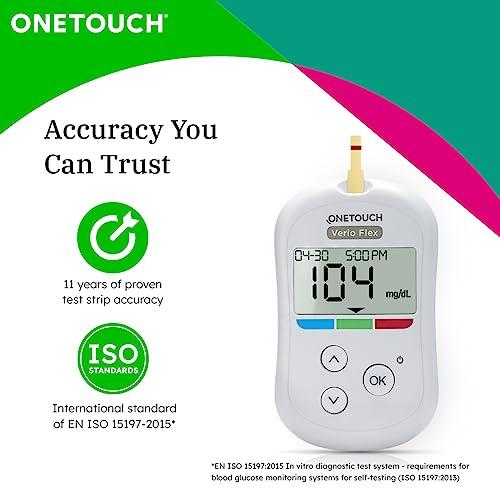 OneTouch OneTouch Verio Test Strips | Pack of 25 Strips | Blood Sugar Test Machine Testing Strips | Global Iconic Brand | For use with OneTouch Verio Flex Glucometer