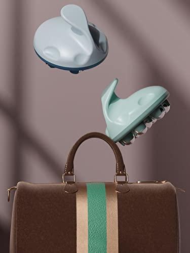 WE-CEF WE-CEF Roller Ball Massager, Stainless Steel Ball Bead Body Dredging Muscle Pain Relief Relax Massage Tool Muscle Roller Massager Circular Muscle Roller for Leg Neck Hand Arm Muscle(Blue)