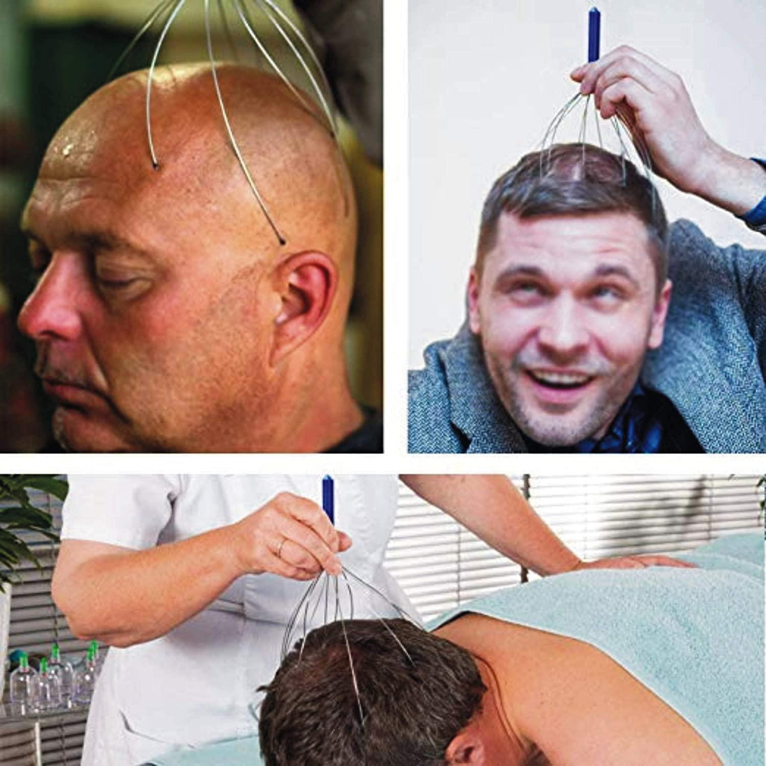 Magic Magic Scalp Massage Head Massager 12 Fingers Head Scratcher for Head Massage Body Relaxing Hair Massage Scalp Scratcher