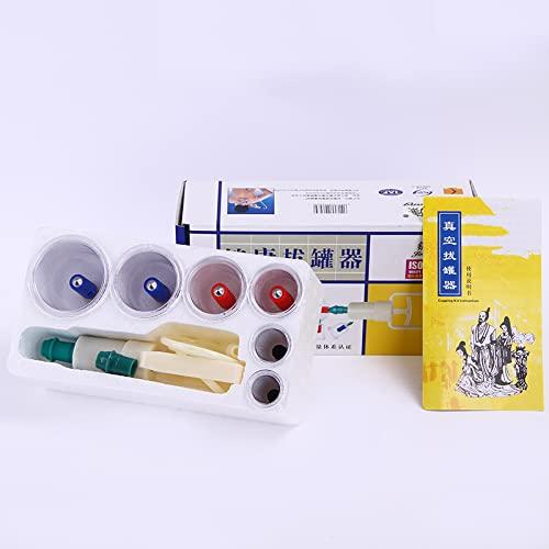 POWEREST POWEREST Chinese Traditional Healthy Body Vacuum Acupuncture Cupping Massage Therapy Set for Cellulite, Headache, Heat stroke, Backache, Naval Imbalance - Set of 6