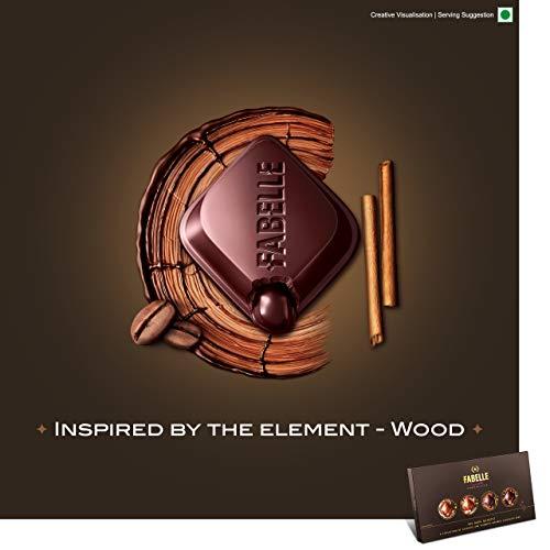 Fabelle Fabelle – The Bars Quartet, Centre-Filled Luxury Chocolate Bars Inspired by Classic Desserts and The Elements of Nature - Assorted Luxury Chocolates Gift Box, 524g