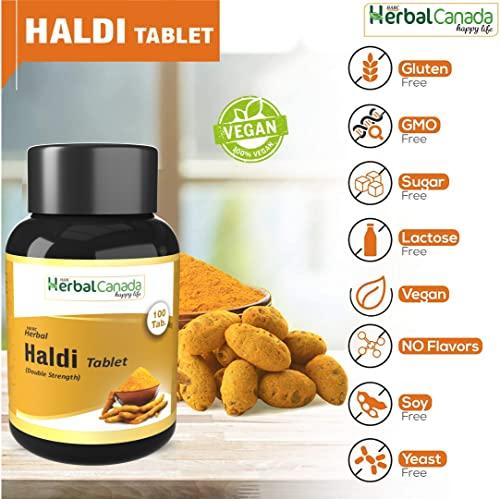 HARC Herbal Canada Harc Herbal Canada Haldi (100 Tablets) + Giloy Ghan Vati (100 Tablets) || Healthy Combo Pack