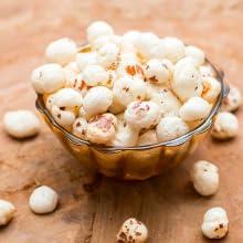 NUTTY YOGI Nutty Yogi Phool Makhana/Fox Nuts 100gm , Lotus seeds, Rich in Calcium, Protein & Fiber, Low Calories,Rich in Antioxidants,pop|Healthy & Crunchy Snack| Freshly Made With Organic Ingredients (Pack of 3)