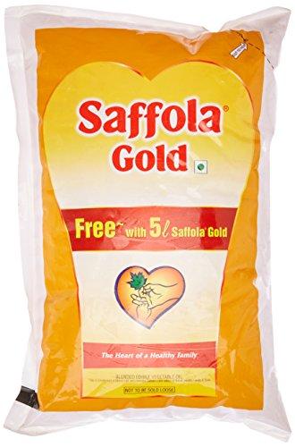 Saffola Saffola Gold Oil, 5L with Free Saffola Gold, 1L