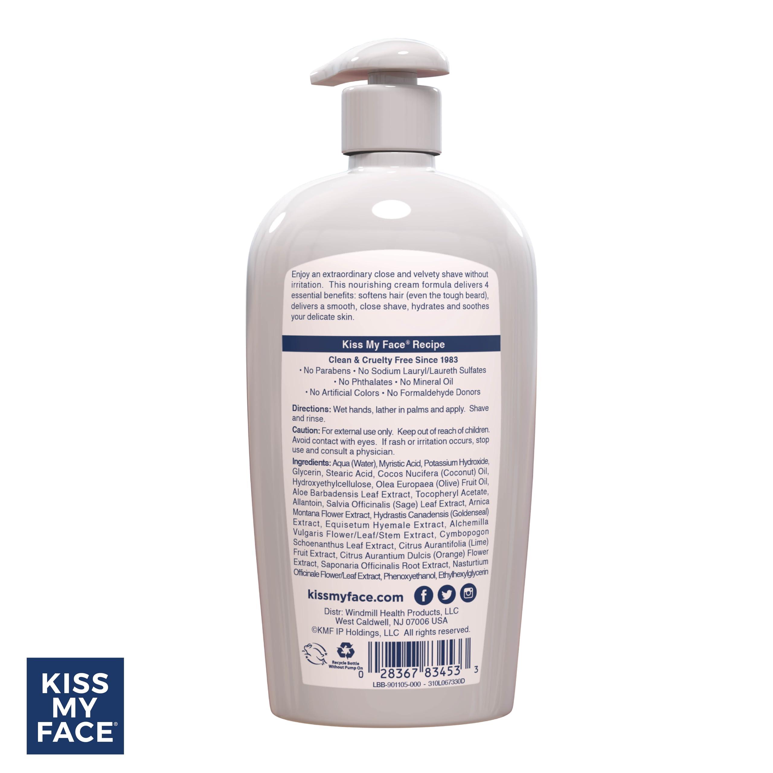 Kiss My Face Kiss My Face Fragrance Free Moisture Shave, 11 fl oz