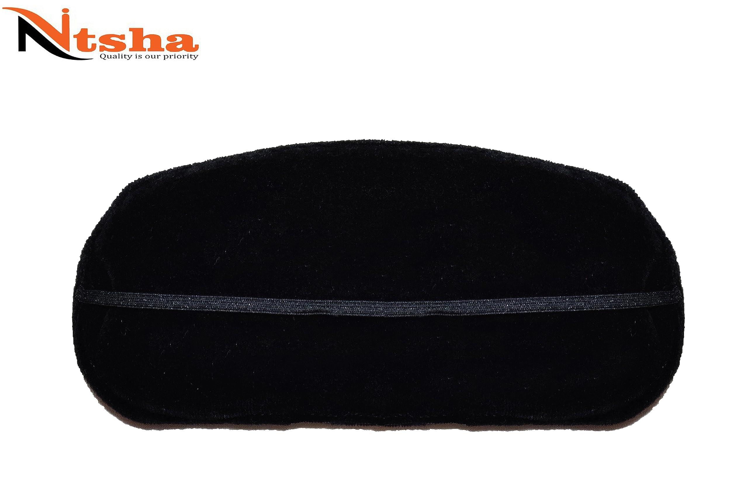 Nitsha Nitsha Velvet Blind Sleeping Cartoon Character Eye mask shade for Men Women Girls Boys Kids - Black and White Model No.5