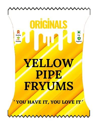 Originals Originals™ Yellow Pipe Fryums | Long Size | Healthy Indian Snack | 400 grams