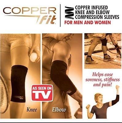 Copper Fit EL-Copper Fit Original Recovery Elbow Sleeve, Large- Original As Seen On Tv