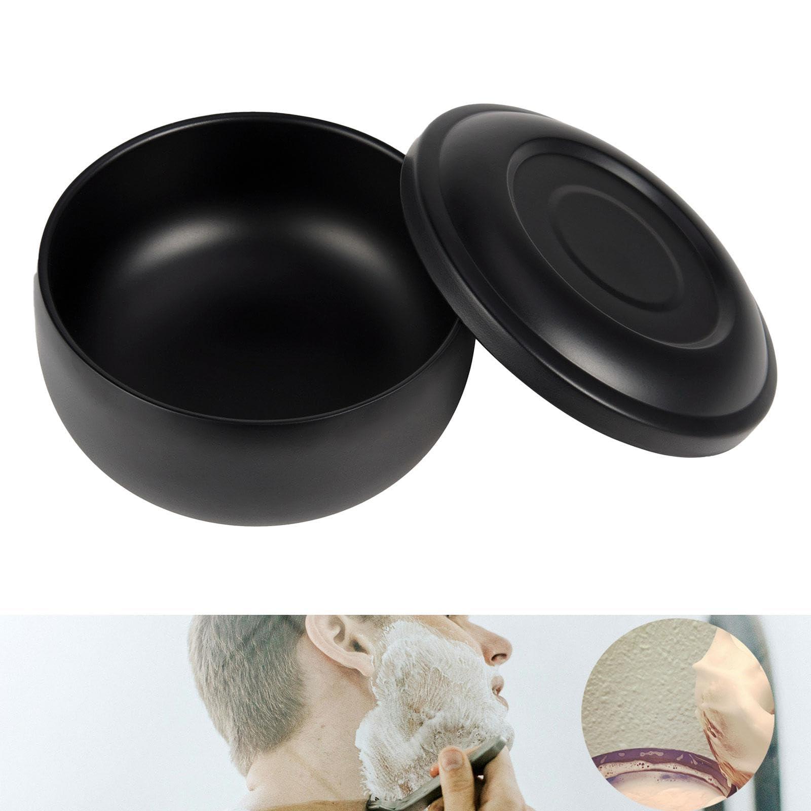 Bnf BNF Stainless Steel Shaving Bowl with Lid Shaving Mug for Grandfather Father Men YellowHealth & Beauty | Shaving & Hair Removal | Shaving Brushes & Mugs