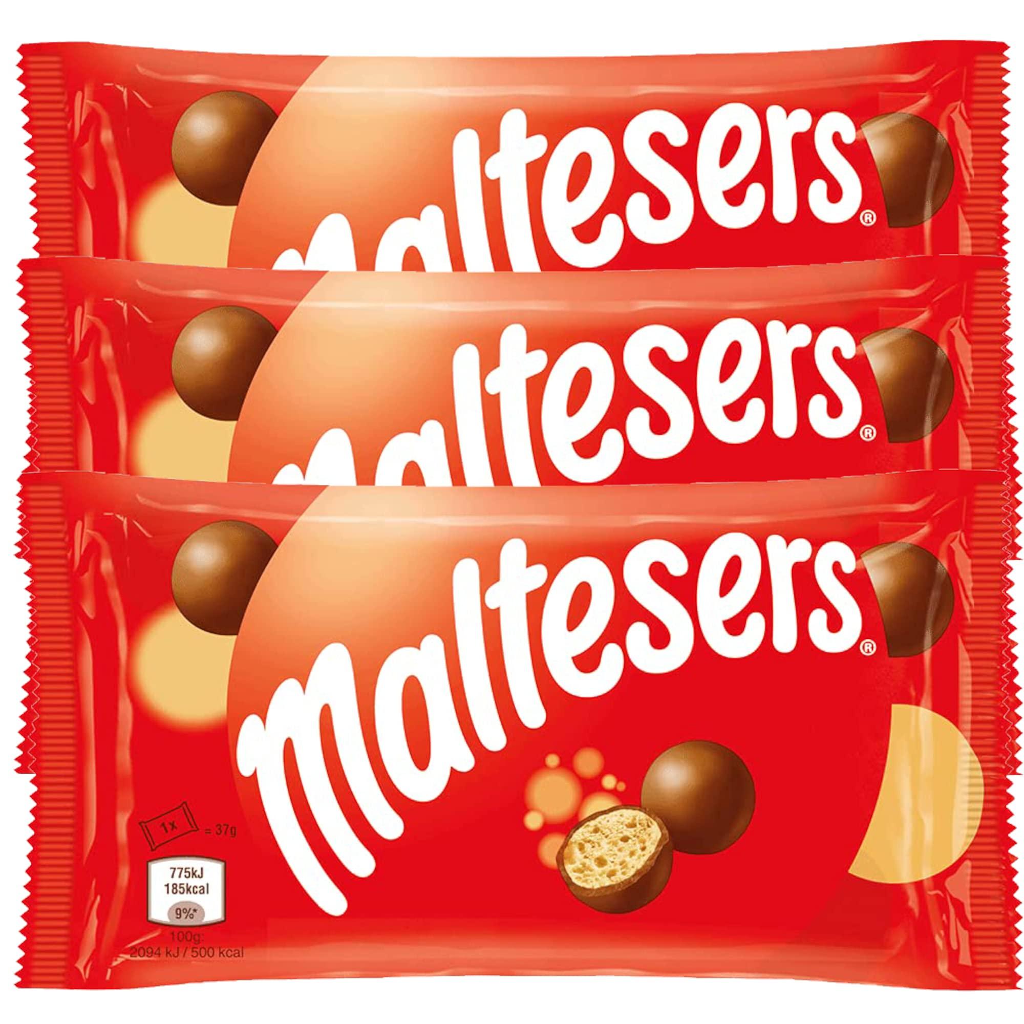 Maltesers Teasers Maltesers Milk Chocolate with Honeycombed Centre, 1.31 oz / 37 g, 4 Pack