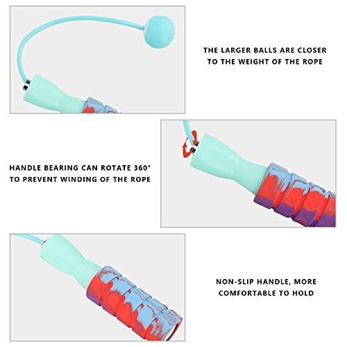 T angxi BOD Rope, Ropeless Jump Rope Silicone Easy to Carry TangleFree for Small Space for Men Women for Fitness(Green)