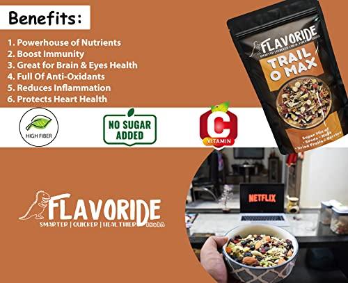 FLAVORIDE FLAVORIDE Premium Trail O Max Healthy Fitness Daily Dose Dose Mixture Of Dry Fruits Nuts Seeds & Berries Roasted Crunchy Mixed Nut Super Food Delicious Healthy Breakfast Snacks -1 Kg