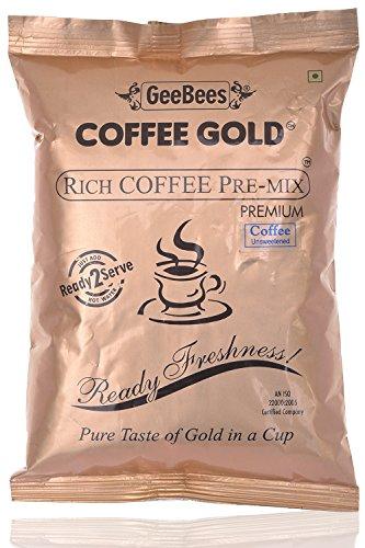 GeeBees Coffee Gold GeeBees Coffee Gold Instant Premix Coffee Low Sugar, 500 g