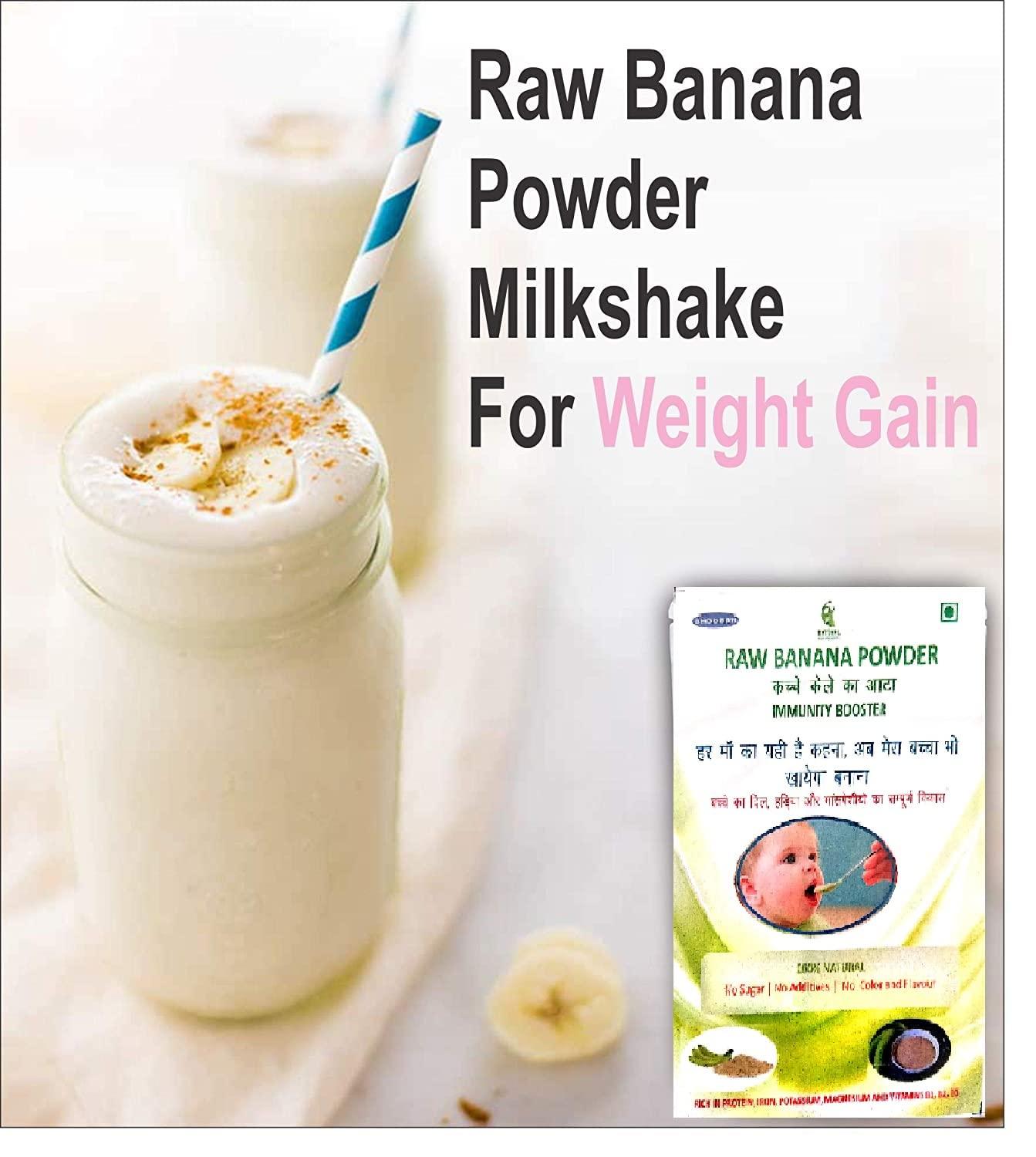 SHOODDH SHOOODH Sun Dried RAW Banana Powder for Babies Porridge Eating 250GM