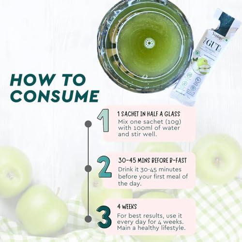 YUGAP WELLNESS Yugap Yugut Health Sachets | Bael Extract, Prebiotic Dietary Fiber | Supports Digestive Health, Regular Bowel Movements, Gut Integrity, and Immune Function (Pack of 1)