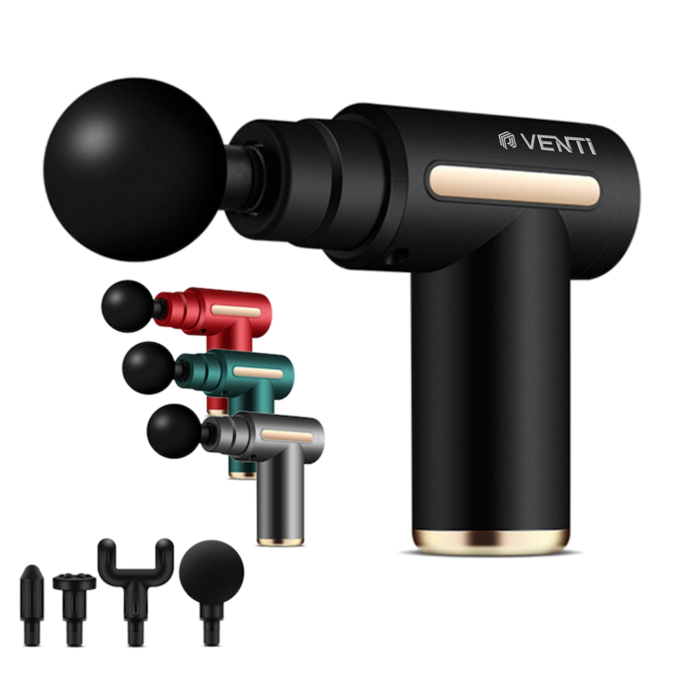 THE VENTI THE VENTI Ultragun Massage Gun For Full Body Relaxation, Deep Tissue Percussion Massager Machine For Muscle Relaxation, Battery Powered&Handheld For Neck, Shoulder Back, Foot(Random Color)