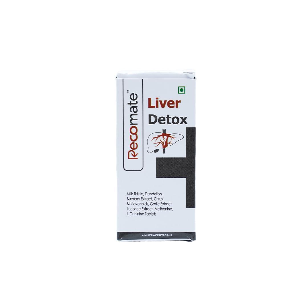 Recomate Recomate Liver Detox | Liver Detox Supplement For Men And Women | For Healthy Liver | Helps to Cleanse Liver