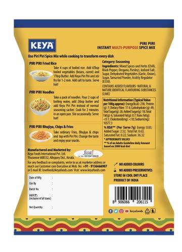 KEYA Keya Piri Piri 10g sachet- Pack of 20