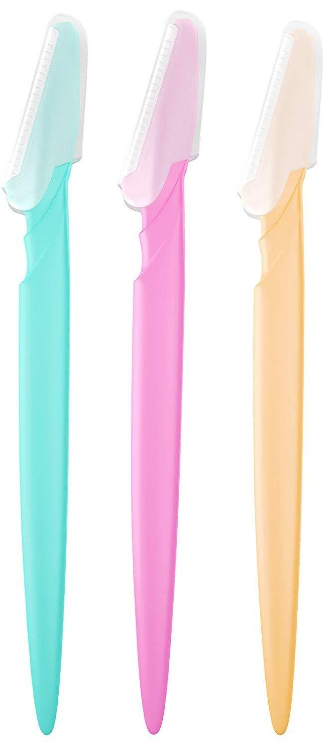 CHEM-AB ENTEREPIRSE CHEM-AB ENTEREPIRSE Eyebrow Razor Precision Sharpness for Trimming and Shaping Eyebrows - Multipurpose Exfoliating Face Razor and Under Arms and Under Leg Razor