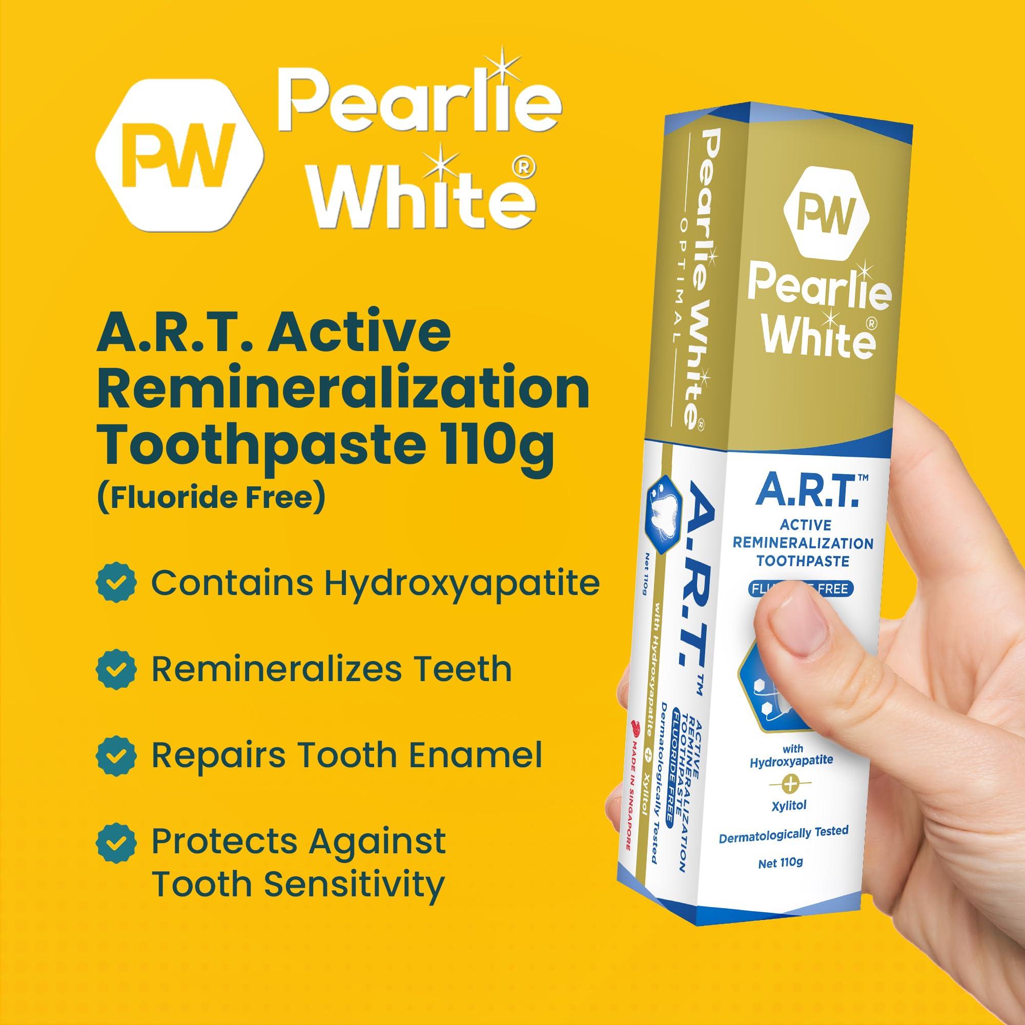 Pearlie White Pearlie White Active Remineralization Toothpaste - Fluoride Free (3.8oz) 110gm