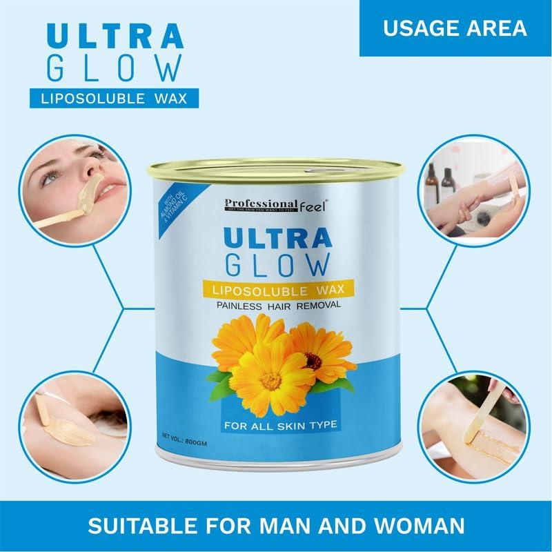 PROFESSIONAL FEEL Professional Feel ultra glow lipo wax Cream Wax for woman Painless hair removal beans rica brazilian wax |