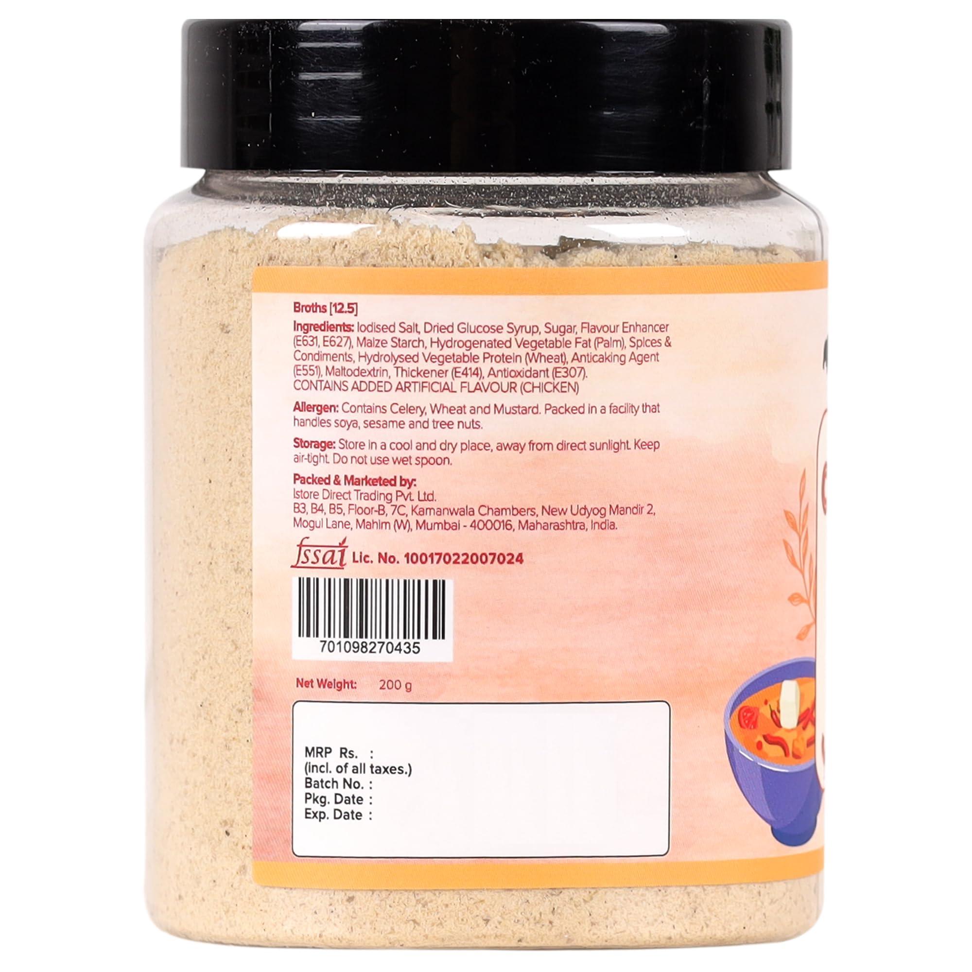 urban platter Urban Platter Chicken-less Bouillon & Broth Powder, 200g (Makes Chicken Stock, Perfect for Plant-based Cooking, Stock de Poulet)