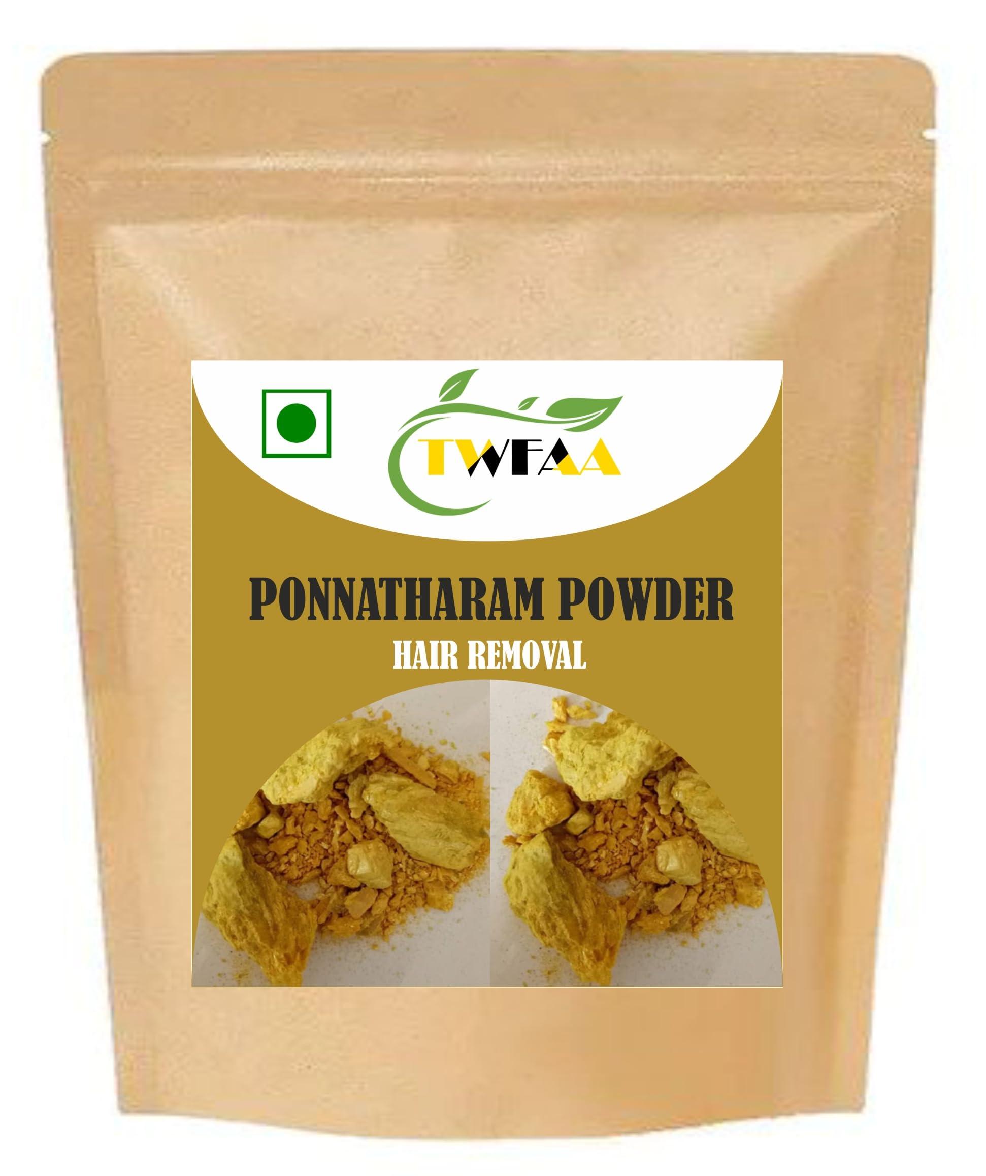 Generic Twfaa Ponnatharam Powder (HERBAL HAIR REMOVAL) Hartal Varki Haratal Powder 100 gm