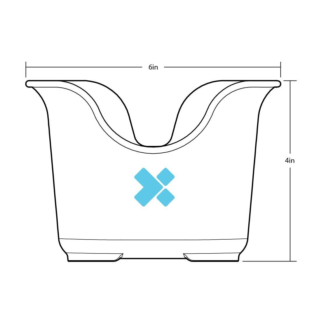 EQUADOSE EQUADOSE Hear Earwax Remover Basin,Ear Clean Basin,Compatible With Any Ear Wash Kit For Removal Of Ear Wax