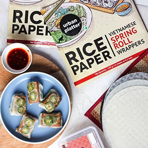 urban platter Urban Platter Large Rice Paper Sheets, 150g, Vietnamese Spring Roll Wrappers