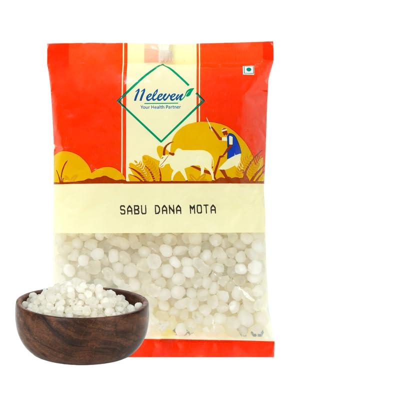 11 ELEVEN 11 Eleven Sabu Dana Mota | Royal Dryfruit |Superior Sago| Big Sago| Pack of 1-(500G)