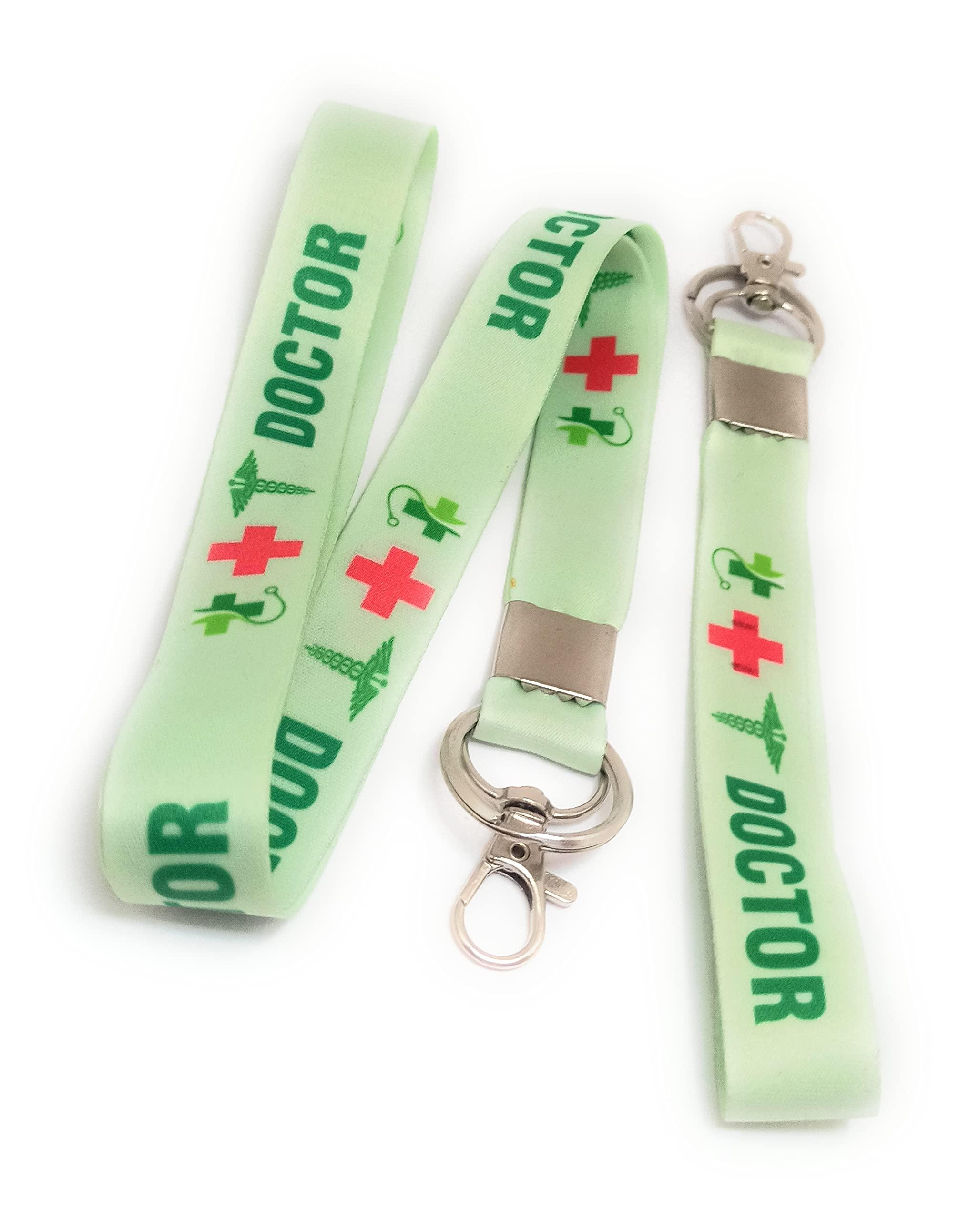 Generic Doctor Neck Strap Lanyard Set Of 2 Light Green